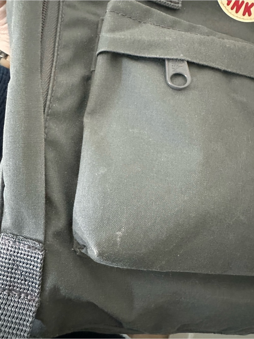 Fjallraven Kanken Blue Grey Backpack - Picture 6 of 7